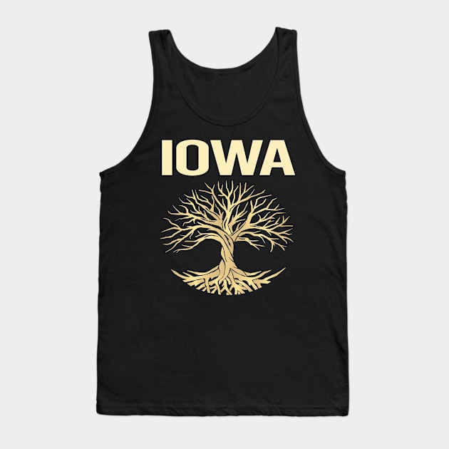 Nature Tree Of Life State Iowa Tank Top by flaskoverhand